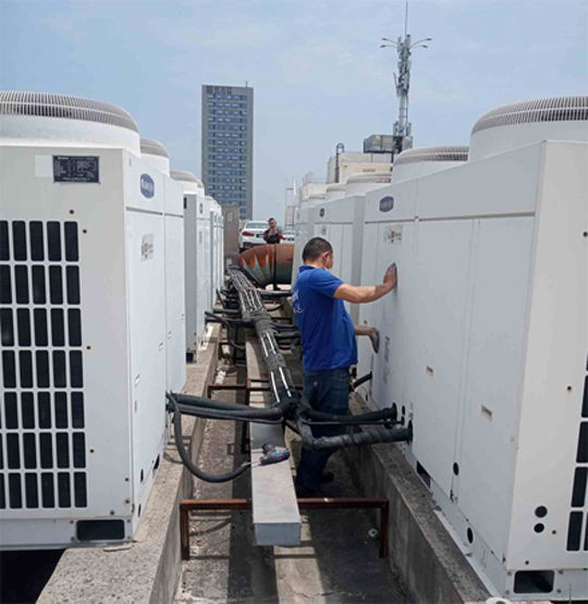 肥乡中央空调制热和不制冷系统维修方法